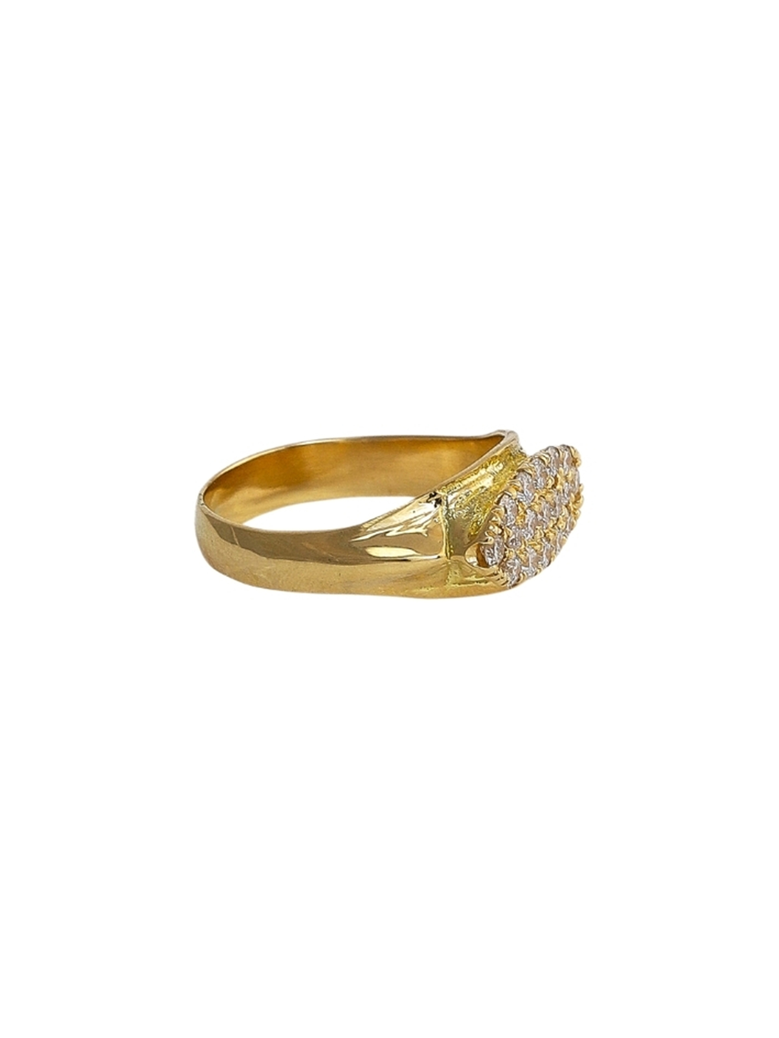 Ceyx ring with diamond - solid gold